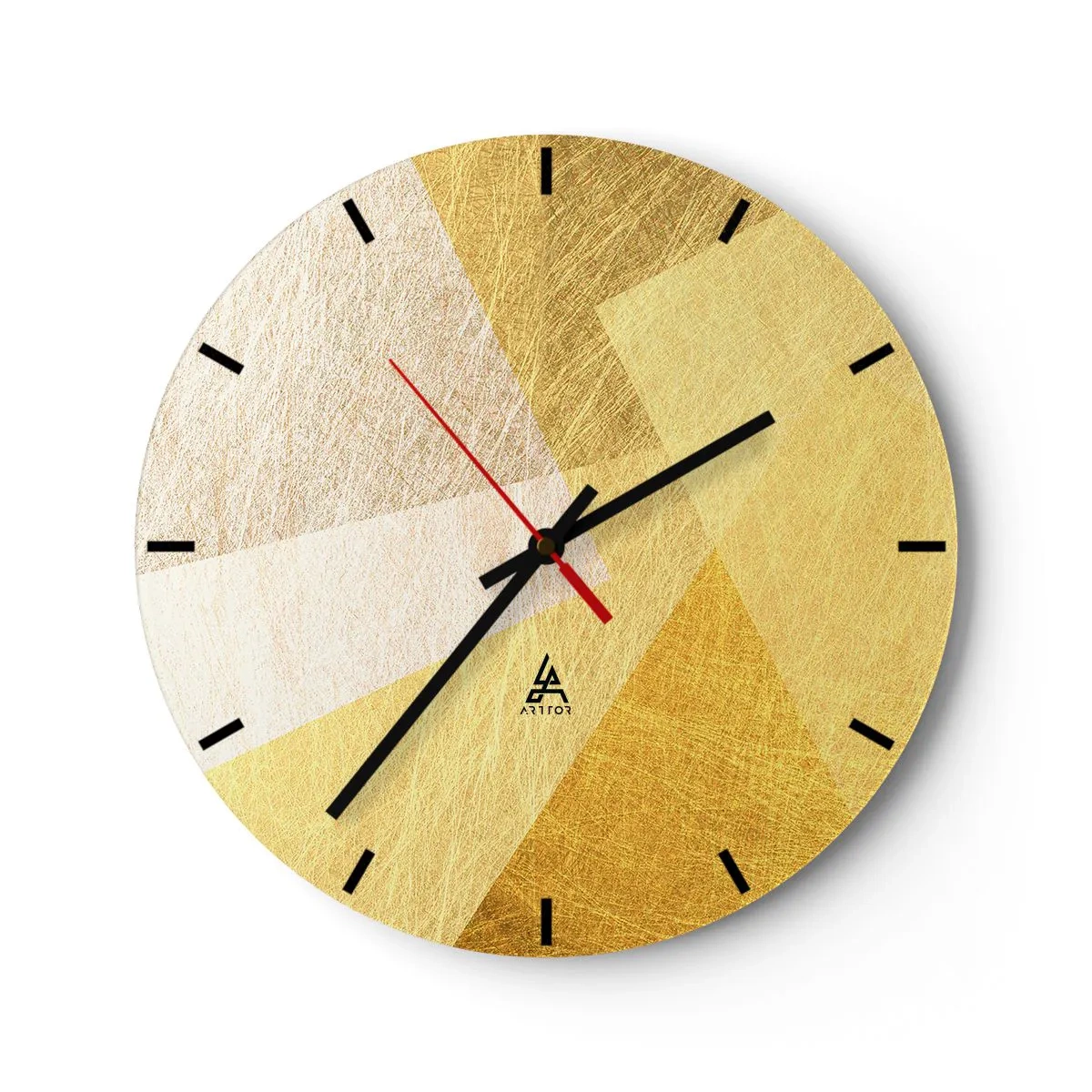 Zegar ścienny - Pogoda geometrii - 40x40 cm