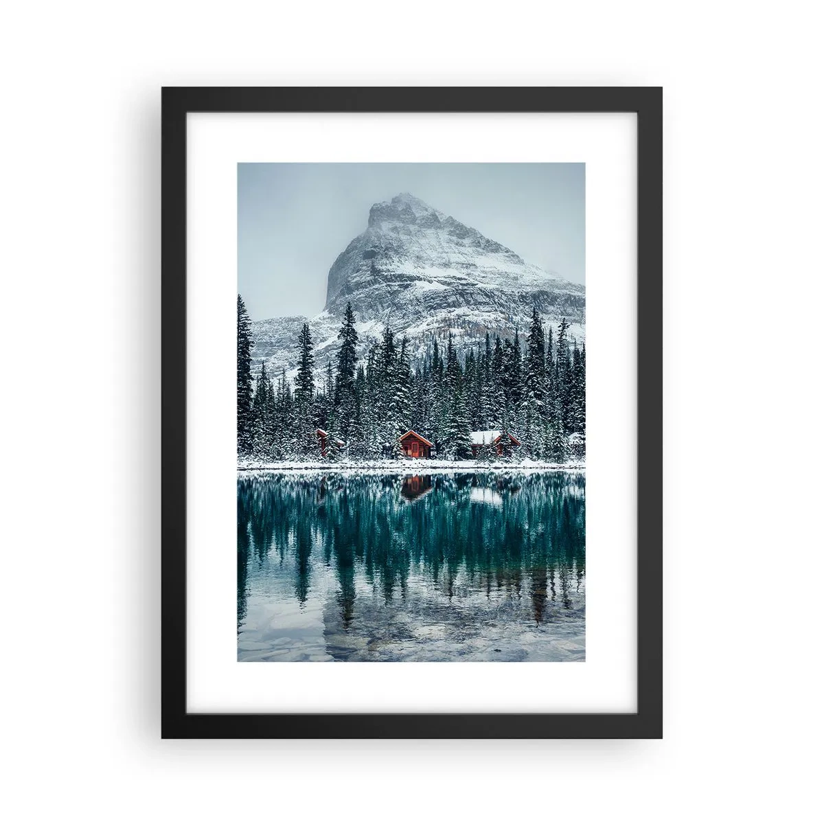 Plakat w czarnej ramie - Kanadyjskie zacisze - 30x40 cm