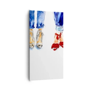 Obraz na płótnie - Może pójdziemy na spacer? - 65x120 cm