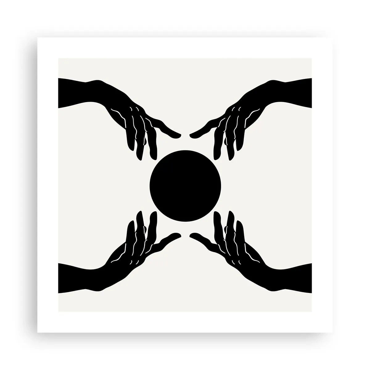 Plakat - Tajemny znak - 50x50 cm