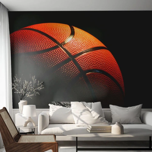Fototapeta Premium Canvas - Piękna jak planeta - Sport, Koszykówka, Piłka Koszykowa - 250x175 cm