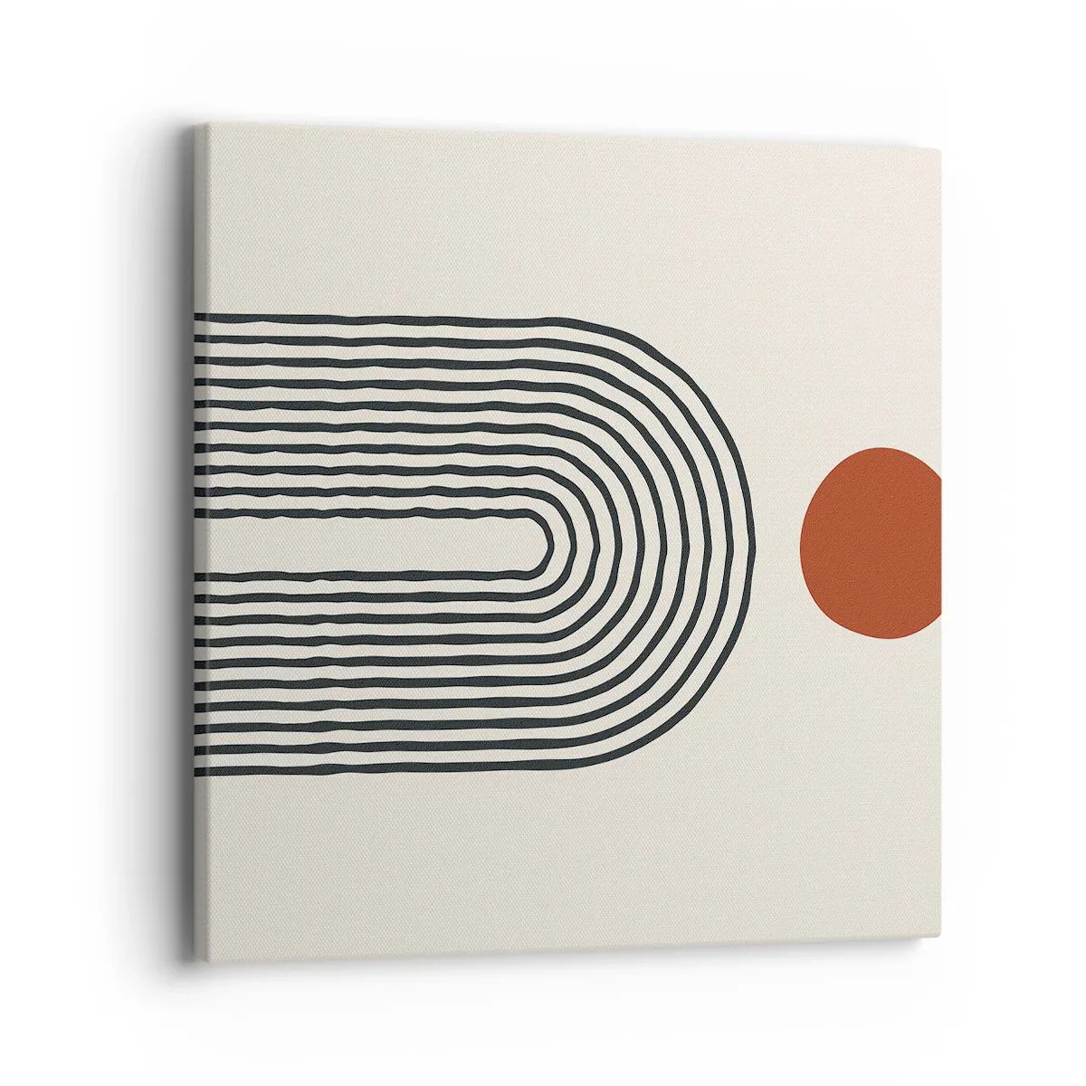 Obraz na płótnie - Magnetyzm kształtów i barw - 40x40 cm