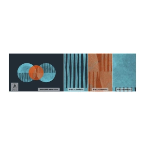 Fototapeta Próbka Premium Sand - Kompozycja symetryczna - Abstrakcja, Sztuka, Wzór Geometryczny - 100x30 cm