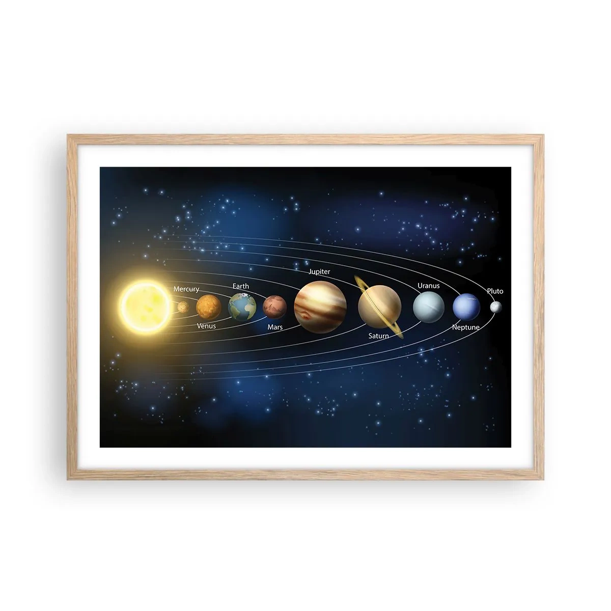 Plakat w ramie jasny dąb - Jedna z dziesięciu - 70x50 cm