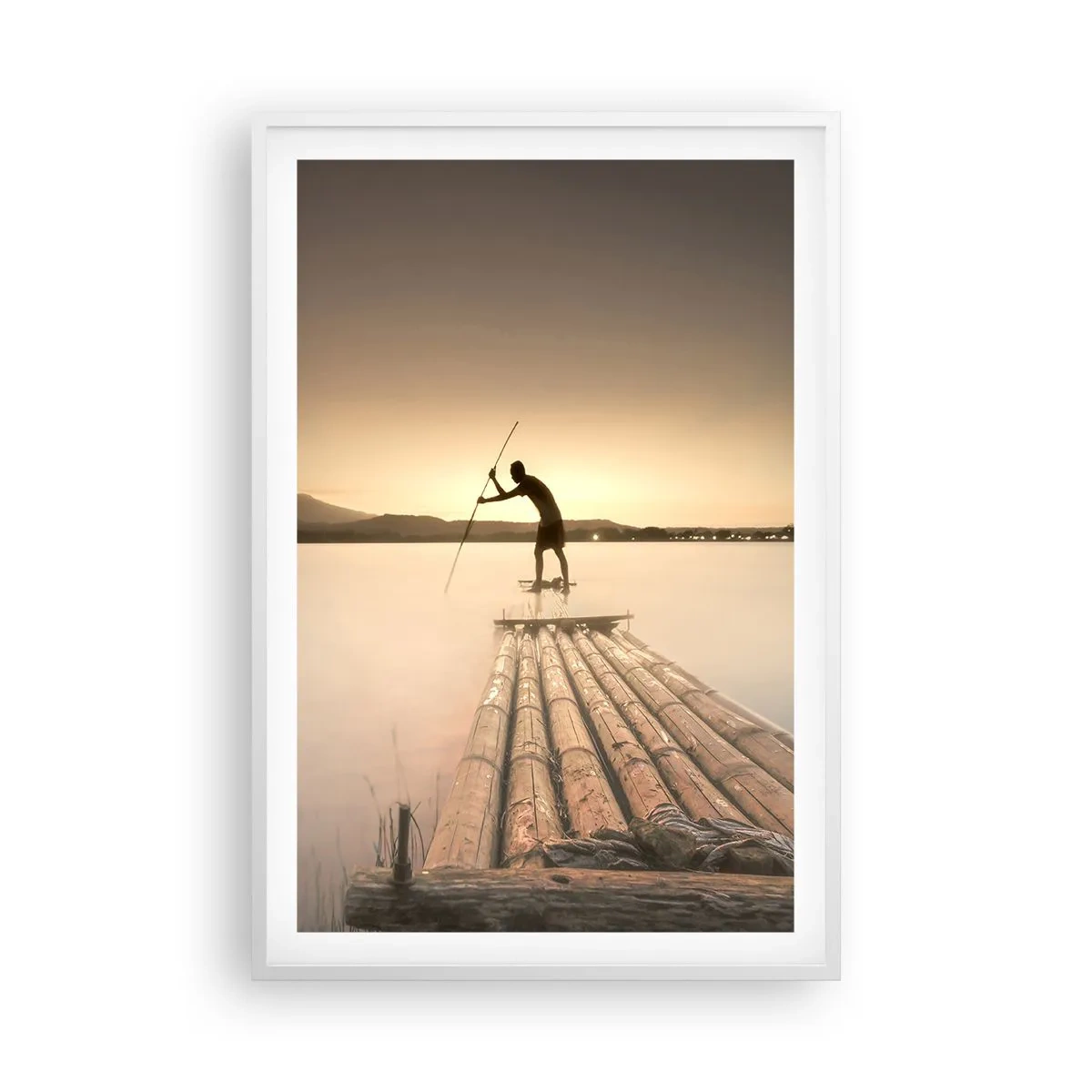 Plakat w białej ramie - Przed spoczynkiem - 61x91 cm