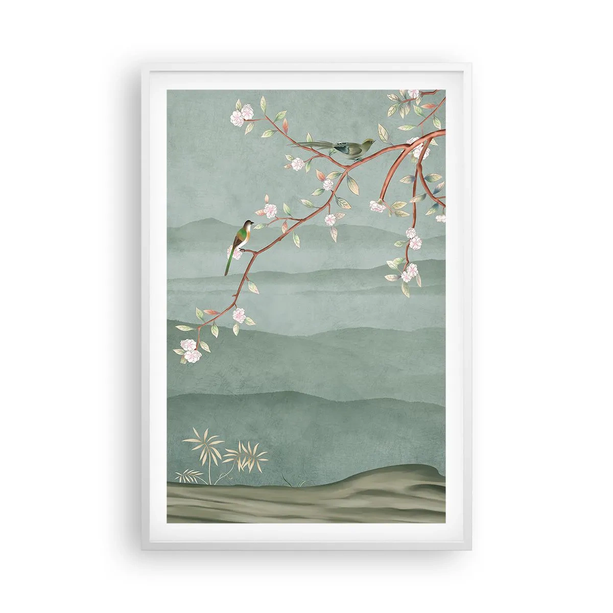 Plakat w białej ramie - Wiosna, ach, to ty - 61x91 cm