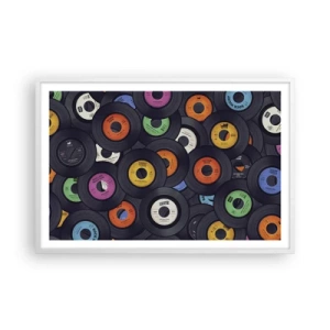 Plakat w białej ramie - Kolory klasyki - 91x61 cm