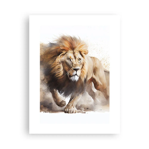 Plakat - Król ruszył - 30x40 cm