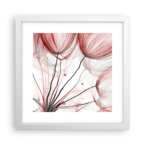 Plakat w białej ramie - Przed odlotem - 30x30 cm