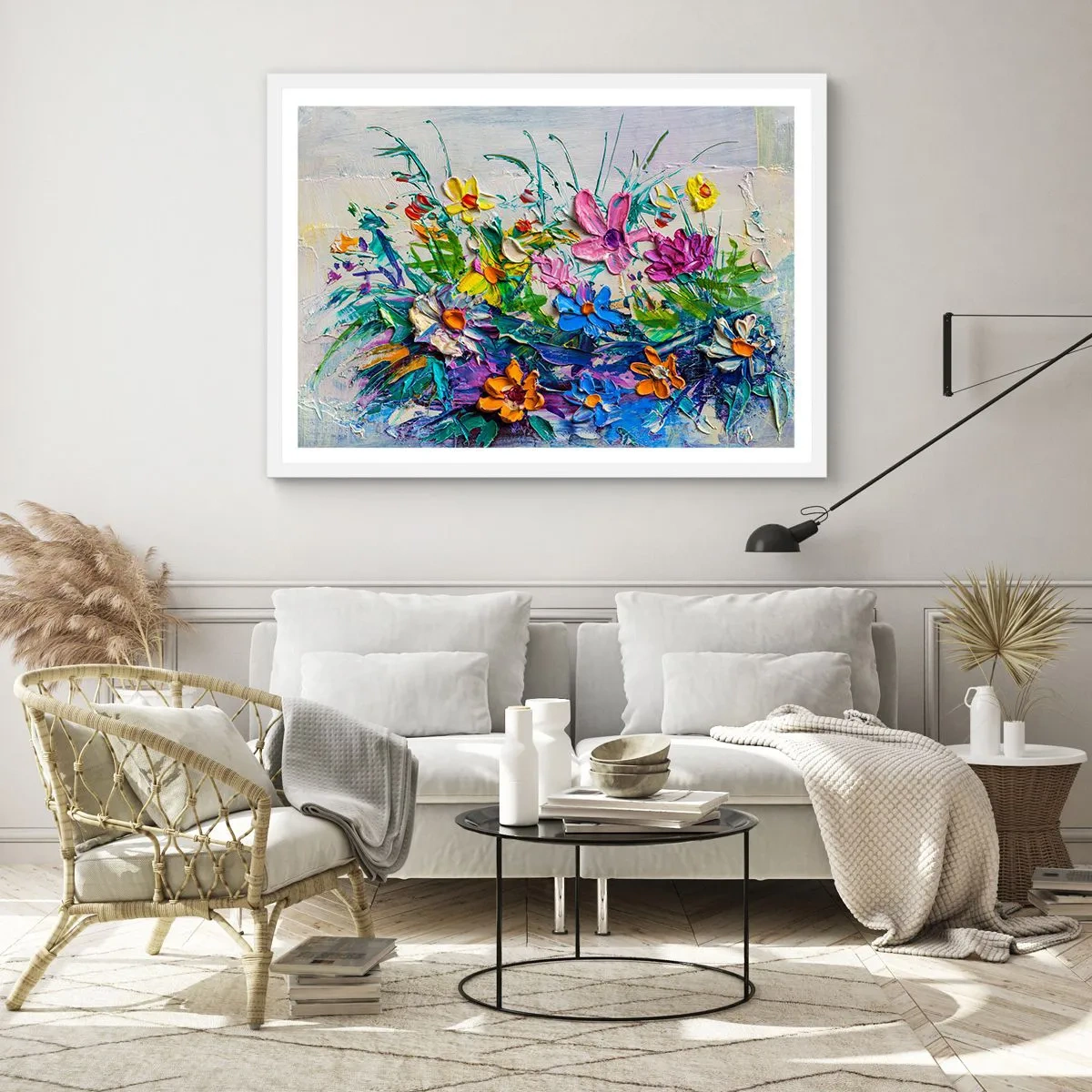 Plakat w białej ramie - Wcale nie-martwa natura - 100x70 cm