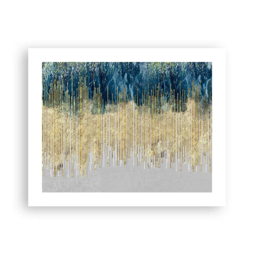 Plakat - Wyzłocona granica - 50x40 cm