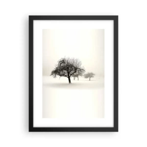 Plakat w czarnej ramie - Zimowy sen - 30x40 cm