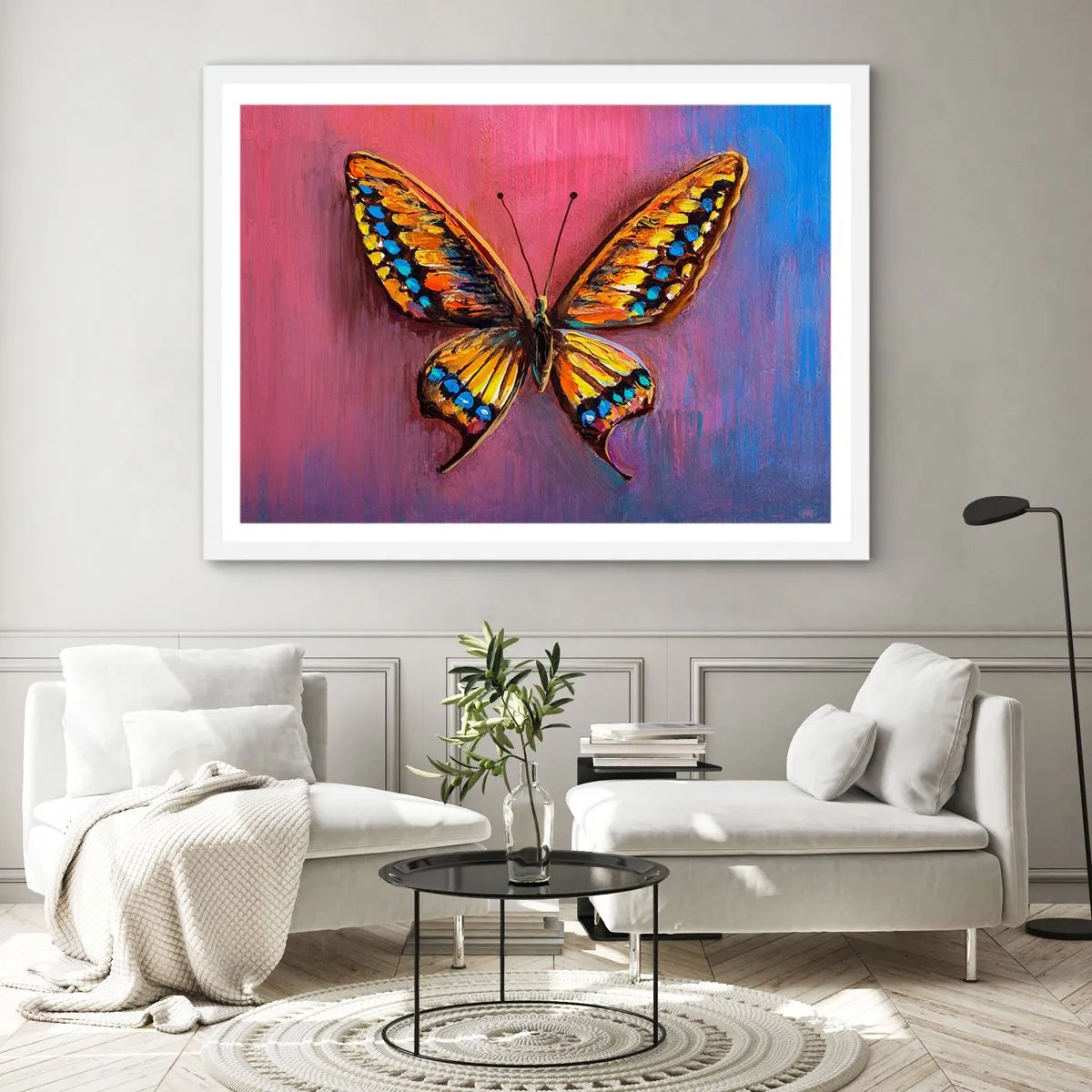 Plakat w białej ramie - Klejnot natury - 40x30 cm