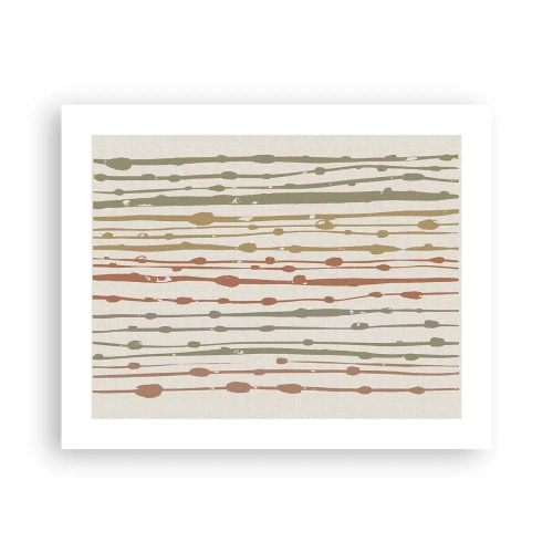 Plakat - Muzyczny zapis barw - 50x40 cm