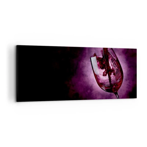Obraz na płótnie - Szkarłat? Karmin? Nie, rubin. - 100x40 cm