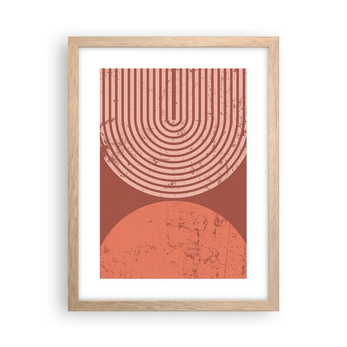 Plakat w ramie jasny dąb - Bliska relacja - 30x40 cm