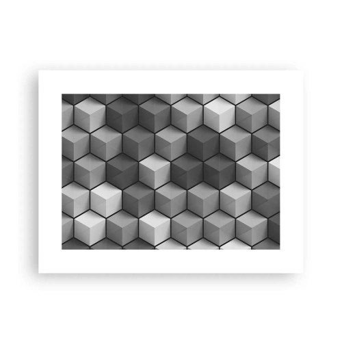 Plakat - Kubistyczna układanka - 40x30 cm