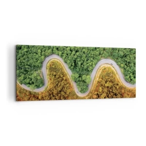 Obraz na płótnie - Granice i przełomy - 100x40 cm