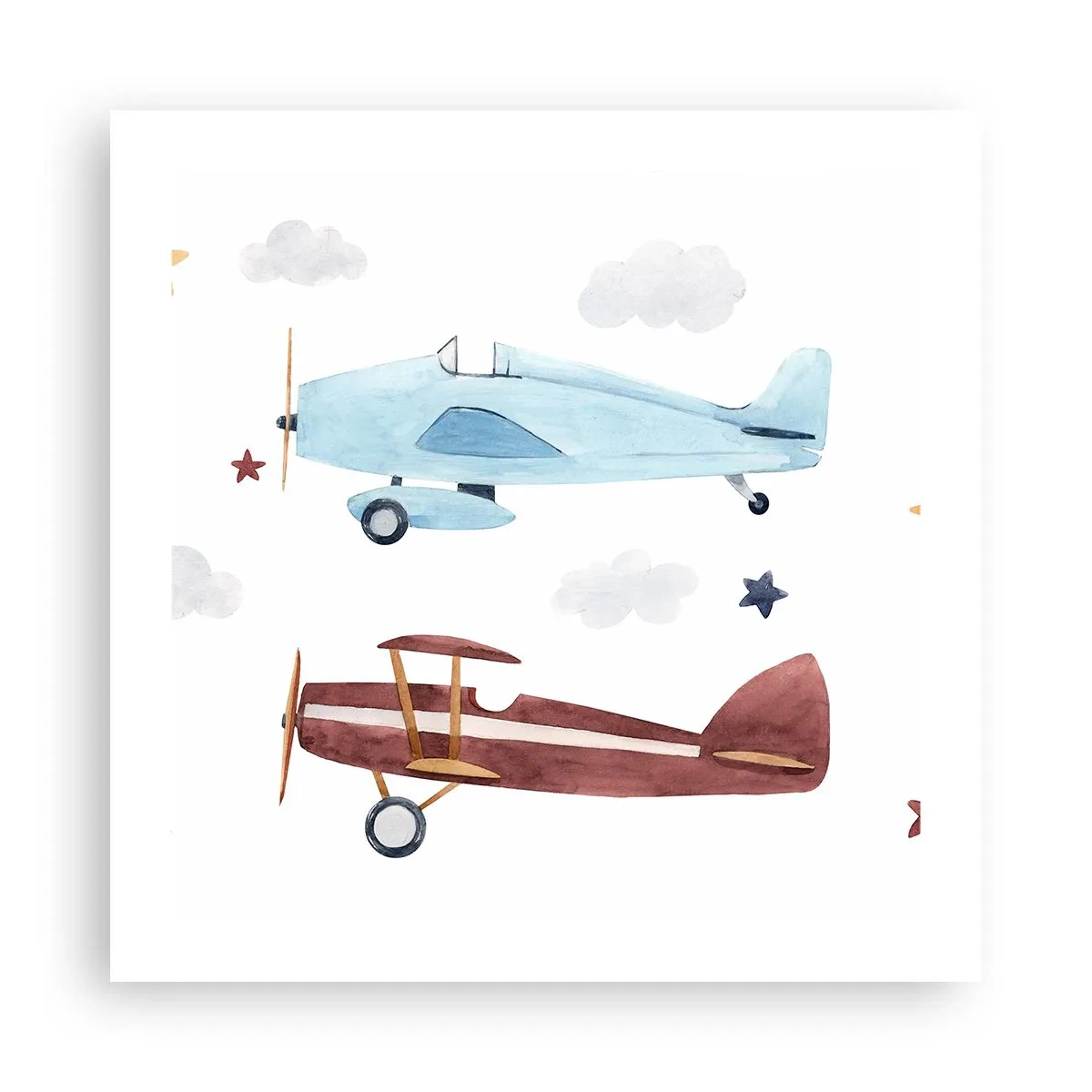 Plakat - Panie pilocie, czekamy! - 50x50 cm