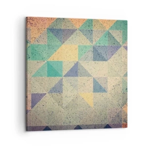 Obraz na płótnie - Republika trójkątów - 60x60 cm