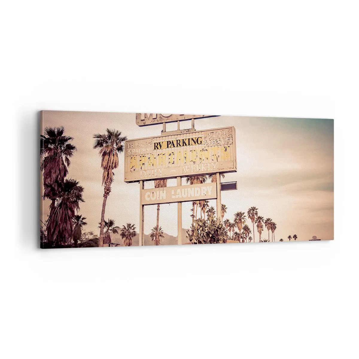 Obraz na płótnie - Tu czas się zatrzymał - 100x40 cm