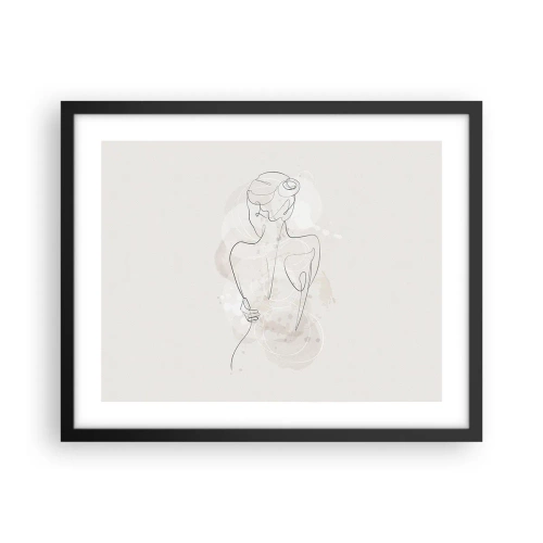 Plakat w czarnej ramie - Jak czuły instrument - 50x40 cm