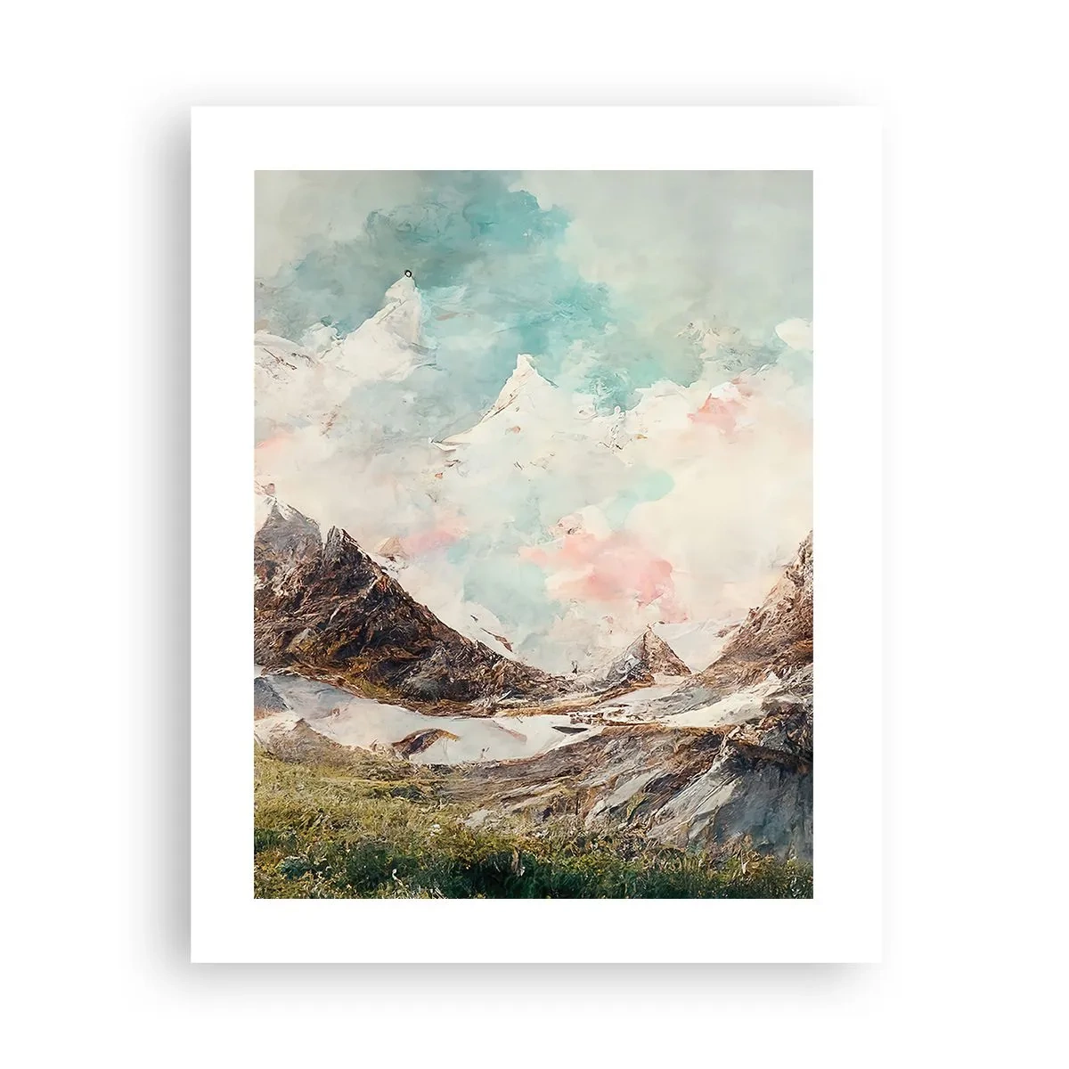 Plakat - Skalne ostrza - 40x50 cm