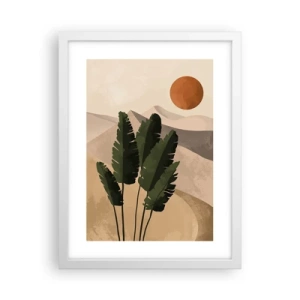 Plakat w białej ramie - Triumf życia - 30x40 cm