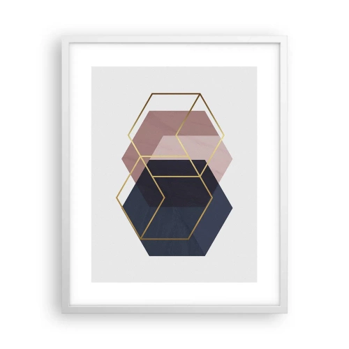 Plakat w białej ramie - Siła prostoty - 40x50 cm