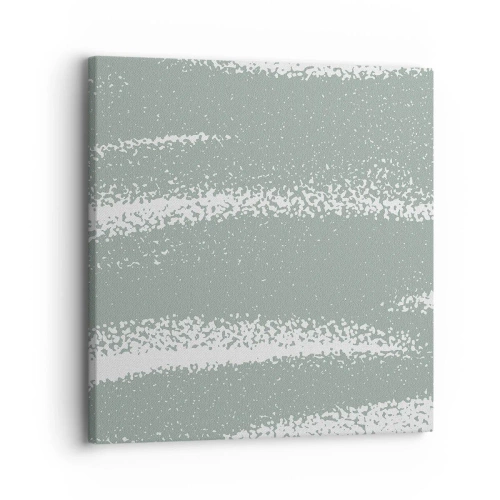 Obraz na płótnie - Abstrakcja w zimowym klimacie - 30x30 cm