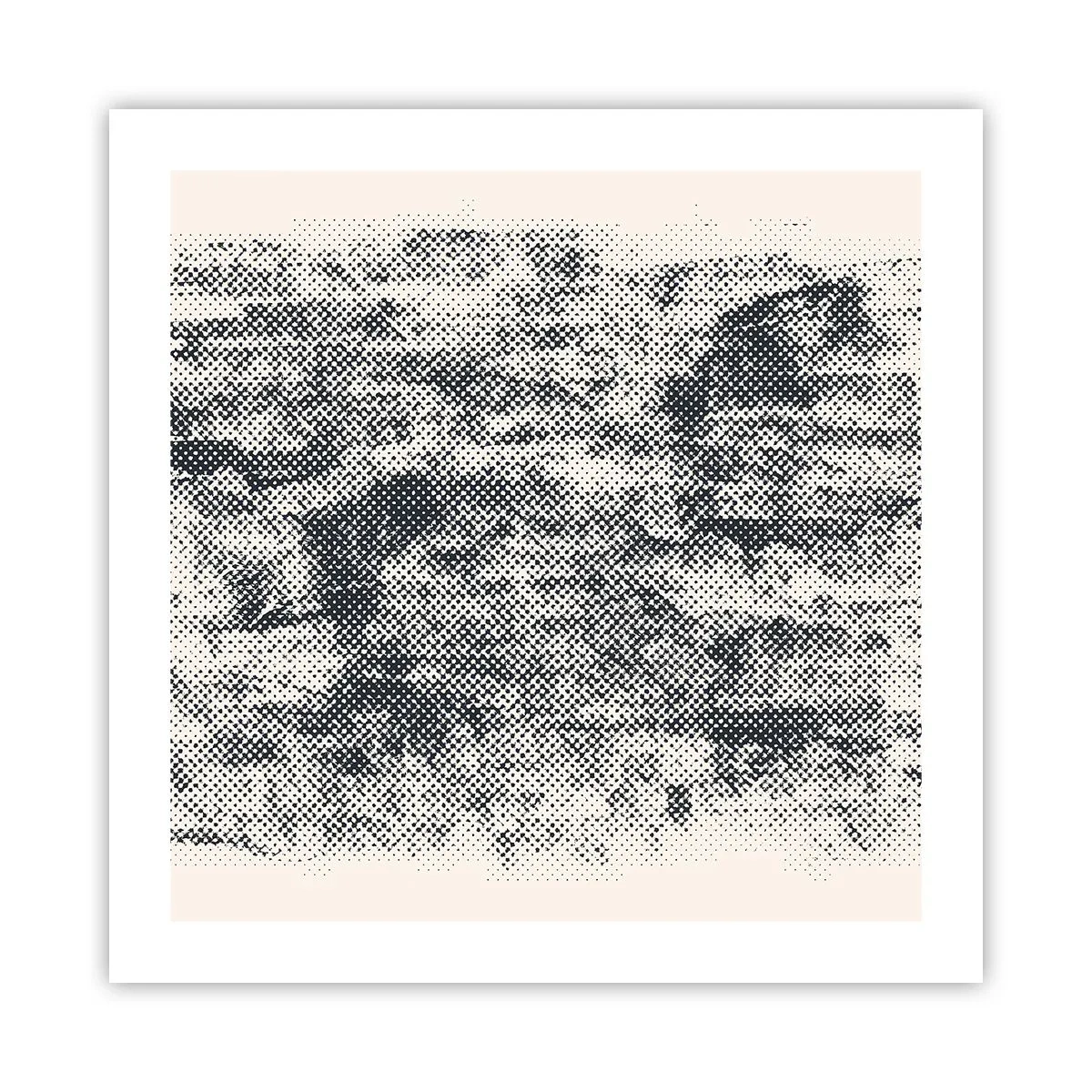 Plakat - Mglista kompozycja - 50x50 cm