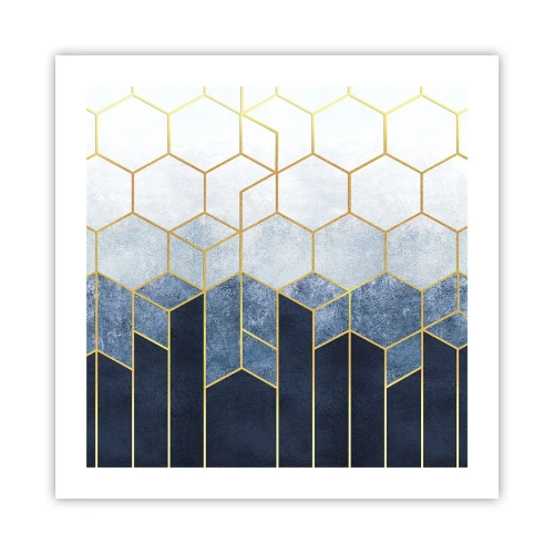 Plakat - Kompozycja w synkopowym rytmie - 50x50 cm