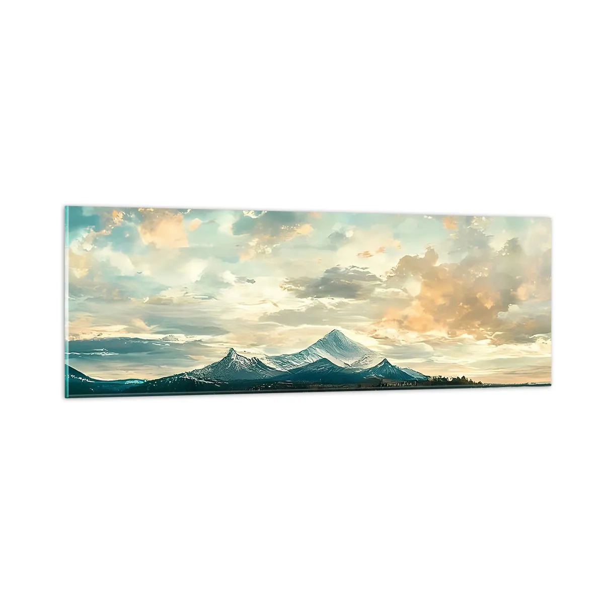 Obraz na szkle - Pod opieką nieba - 90x30 cm