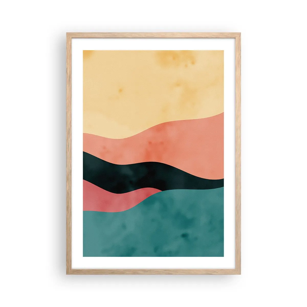 Plakat w ramie jasny dąb - Zgodna niezgodność - 50x70 cm