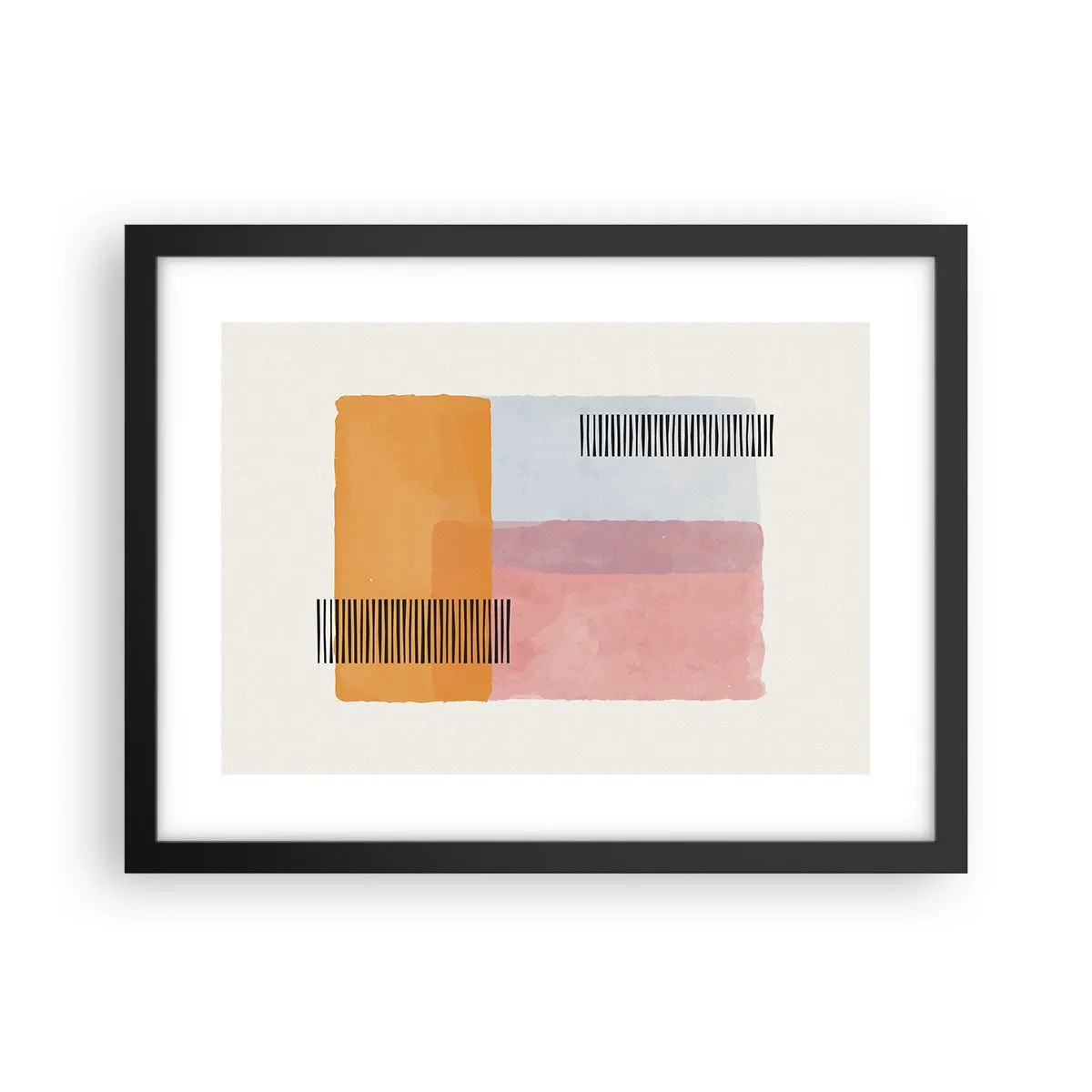 Plakat w czarnej ramie - Z kąta w kąt - 40x30 cm