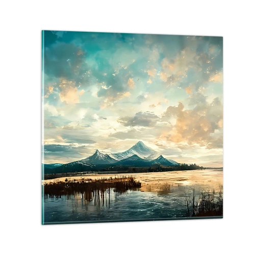 Obraz na szkle - Pod opieką nieba - 60x60 cm