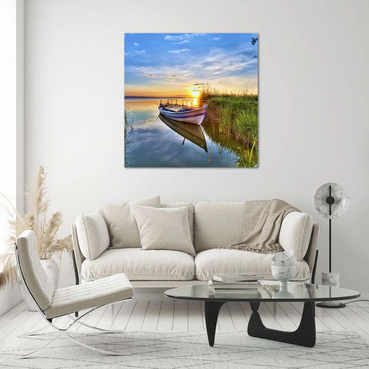 Obraz na szkle - Zatoczka spełnionych marzeń - 70x70 cm