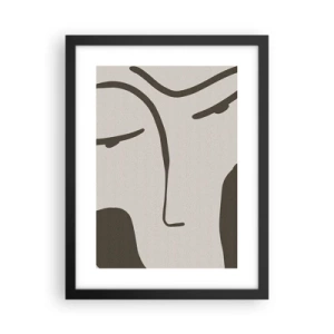 Plakat w czarnej ramie - Jak z obrazu Modiglianiego - 30x40 cm