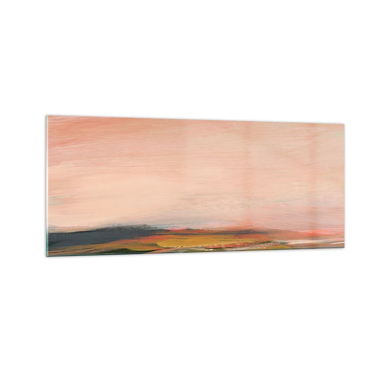 Obraz na szkle - W różowej tonacji - 100x40 cm