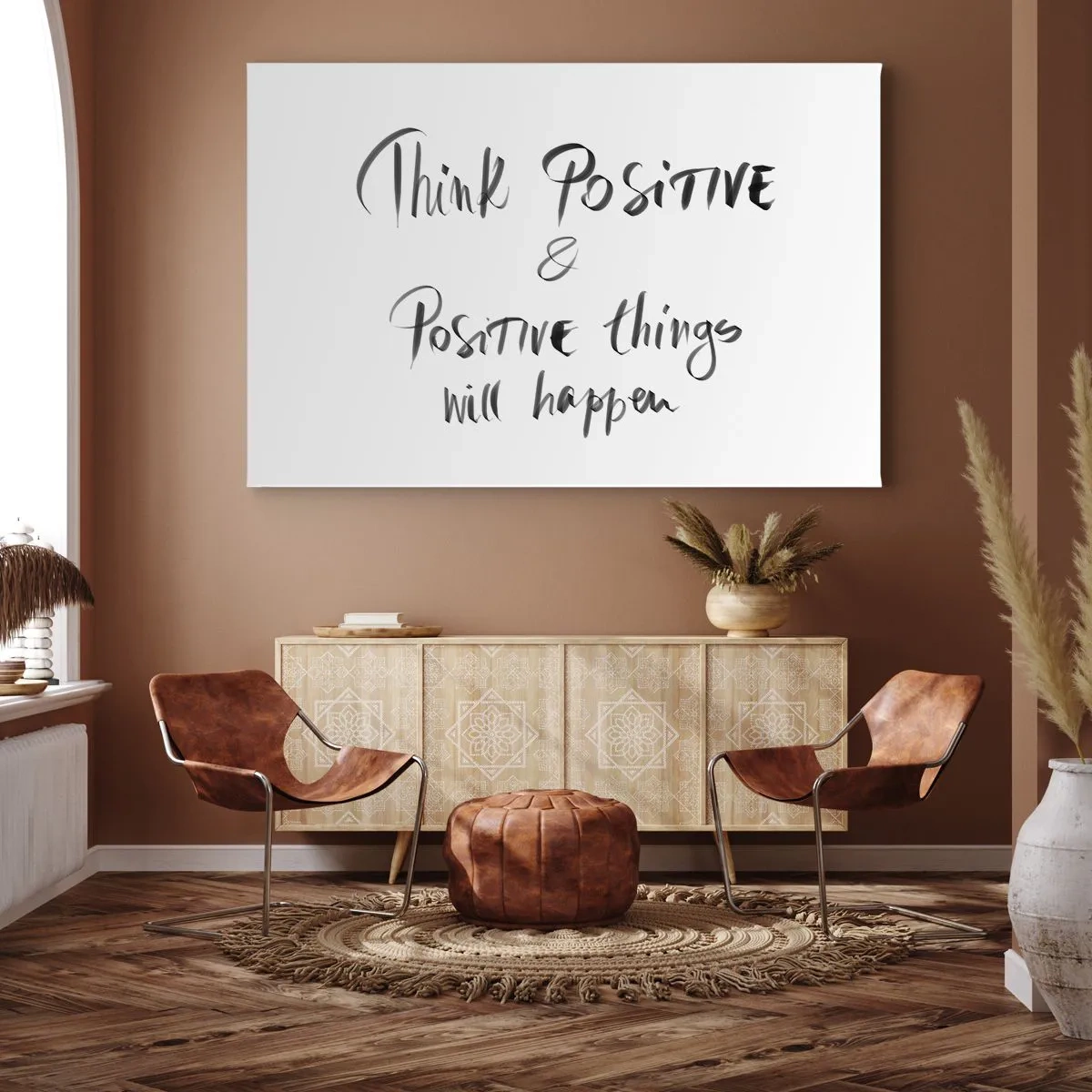 Obraz na płótnie - Inspirujący napis w czerni na białym tle - 120x80cm - Jak żyć? - Nowoczesna dekoracja ścienna do salonu, kuchni i sypialni ARTTOR