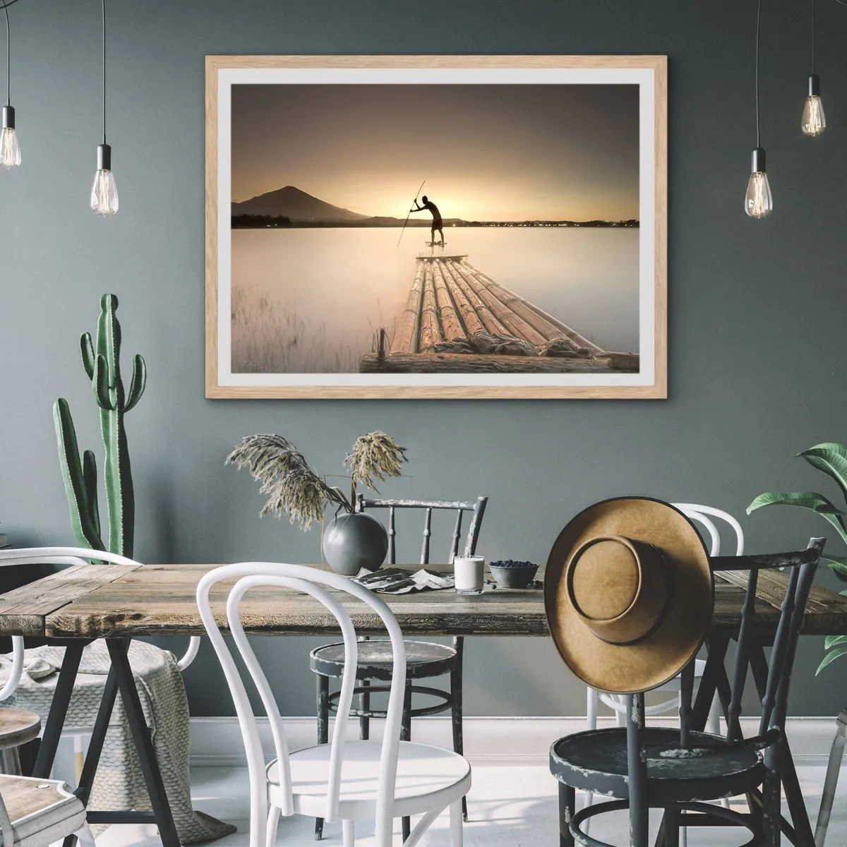 Plakat w ramie jasny dąb - Przed spoczynkiem - 70x50 cm