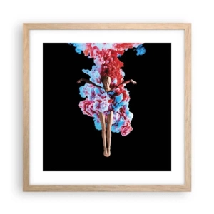 Plakat w ramie jasny dąb - W pełnym rozkwicie - 40x40 cm
