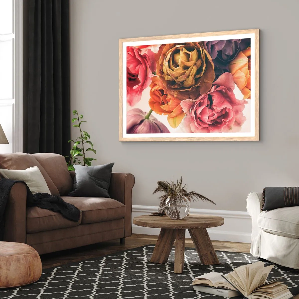 Plakat w ramie jasny dąb - Święto życia - 70x50 cm