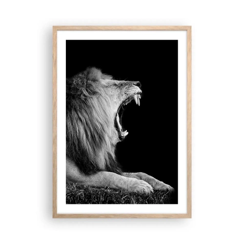 Plakat w ramie jasny dąb - Bez żadnych wątpliwości - 50x70 cm