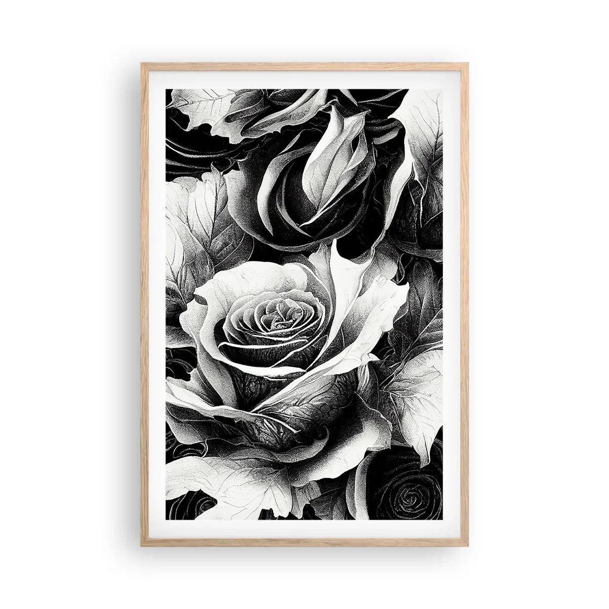 Plakat w ramie jasny dąb - Zawsze królowa - 61x91 cm