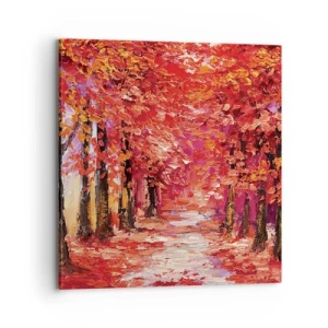 Obraz na płótnie - Jesienna impresja - 70x70 cm