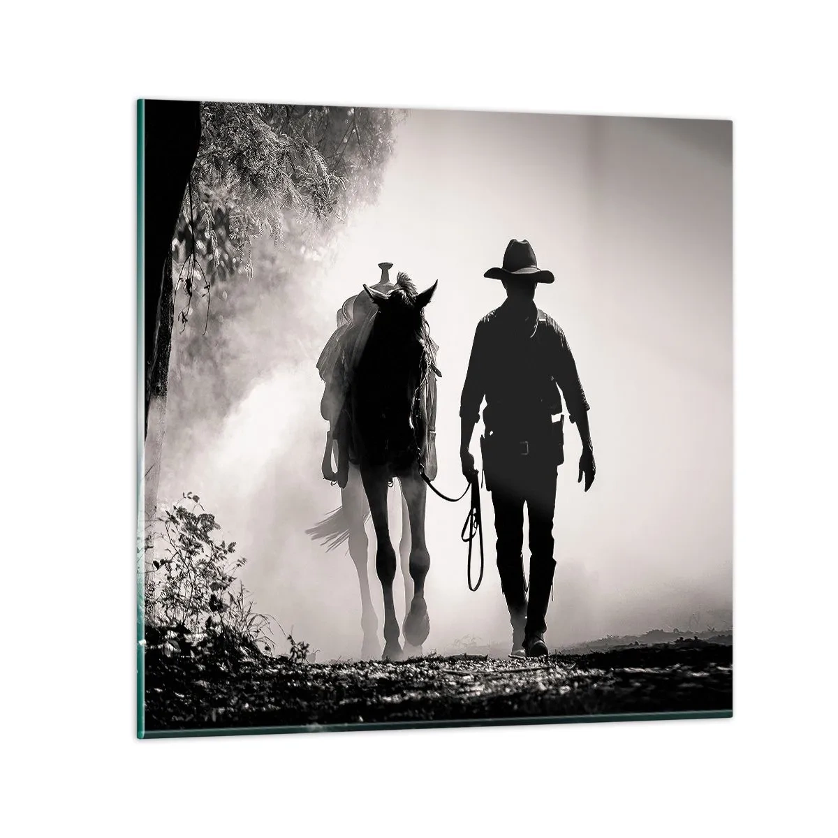 Obraz na szkle - Teksański poranek - 40x40 cm