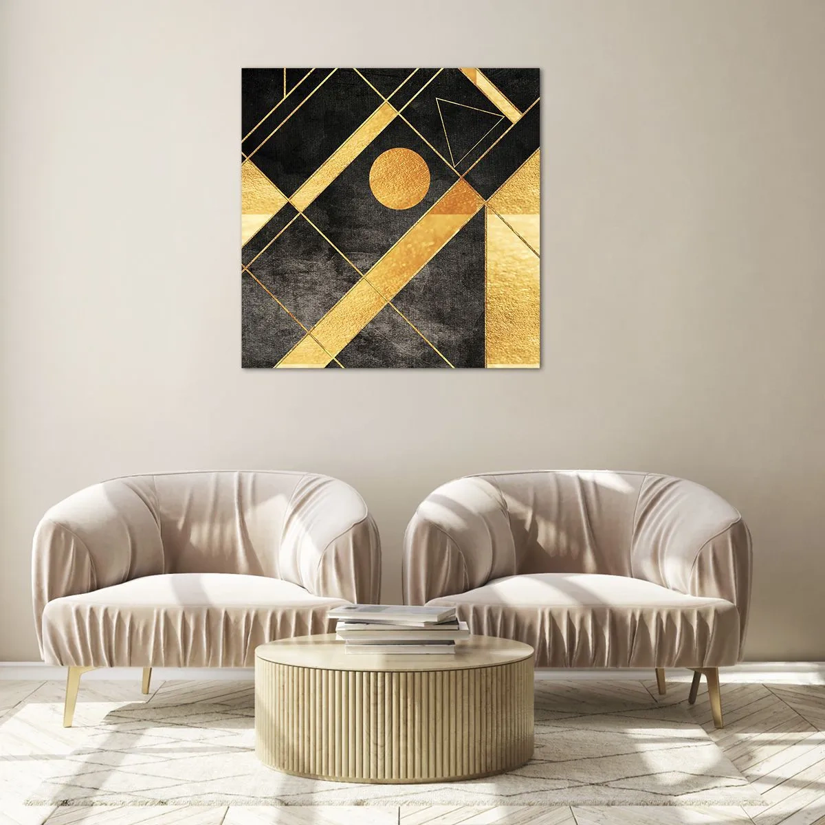 Obraz na szkle - Słońce pustyni - 40x40 cm