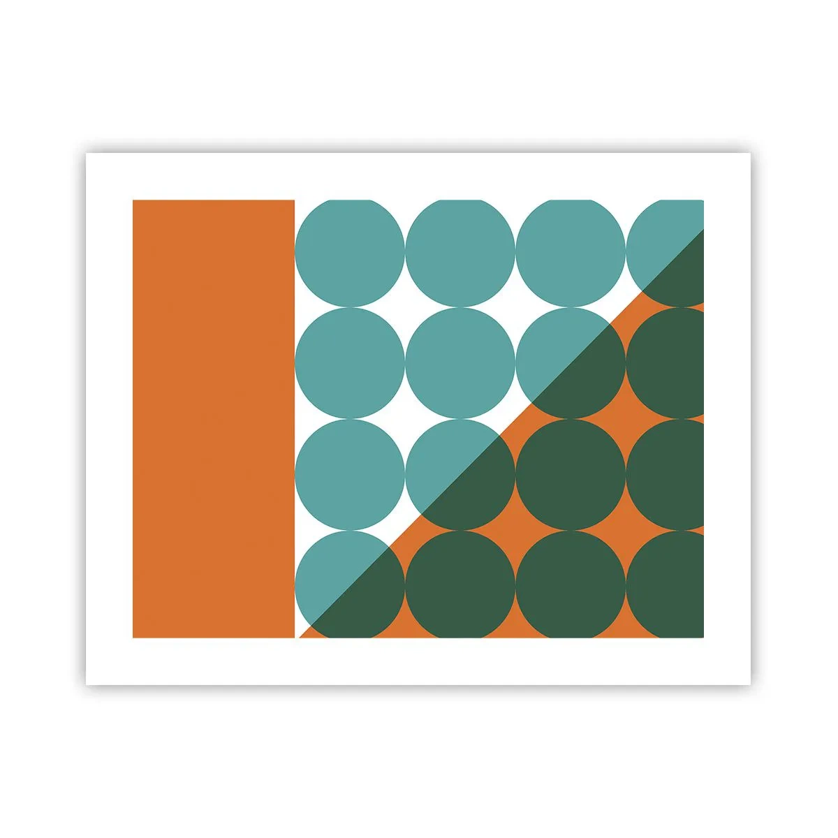 Plakat - W górę i na skos - 50x40 cm