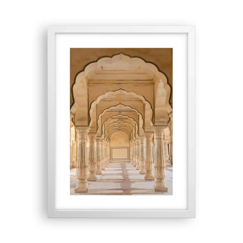 Plakat w białej ramie - W pałacu maharadży - 30x40 cm